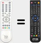 Télécommande pour remplacer ENE010