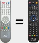 Replacement remote control for Iris003