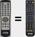 Ersatzfernbedienung für Mini DT 12 C