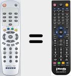 Télécommande pour remplacer REMCON1743