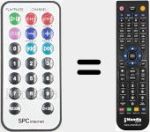 T&eacute;l&eacute;commande pour remplacer REMCON1747