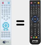 Replacement remote control for REMCON931