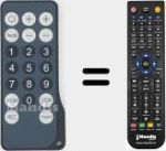 Télécommande pour remplacer Technaxx001
