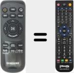 Replacement remote control for DJ96-00191B