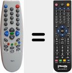Replacement remote control for 12.1 Mica