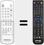 Télécommande pour remplacer 3F1400033071