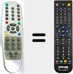 Replacement remote control for 6710V00044L