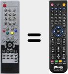 Télécommande pour remplacer RC L-06 (8484401)