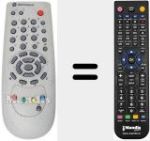 Ersatzfernbedienung für REMCON1306