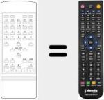 Replacement remote control for REMCON492