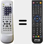 Replacement remote control for REMCON638