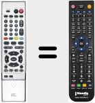 Replacement remote control for REMCON631