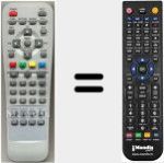 Télécommande pour remplacer PASR42E00D