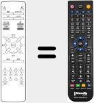 Replacement remote control for REMCON114
