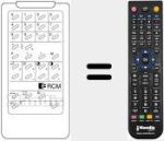 Télécommande pour remplacer REMCON1179