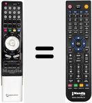 Ersatzfernbedienung für RC I02 0N