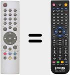 Ersatzfernbedienung f&uuml;r RC1240 2440