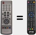 Replacement remote control for TM 75 (AA59-00312K)