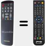 Replacement remote control for AA5910020E