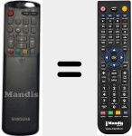 Replacement remote control for AA5910020M