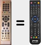 Ersatzfernbedienung für HB6000 PVR 160GB HB