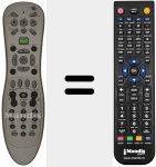 T&eacute;l&eacute;commande pour remplacer RC1264111 00