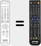 Télécommande pour remplacer RM-X 501 (141847711)