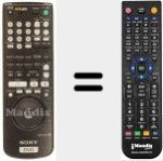 Télécommande pour remplacer RMT-D 120 P (141898931)