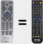 Replacement remote control for RCT 111 SP 1 G (21447280)