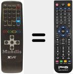 Ersatzfernbedienung für XSAT