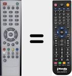 Replacement remote control for 2000