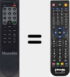 Ersatzfernbedienung für Pace004