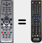 Télécommande pour remplacer Pace007