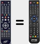 Télécommande pour remplacer RCU AH3100