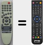 Ersatzfernbedienung für TDT4VERS2