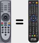 Télécommande pour remplacer ODE850 (21080037)