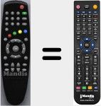 Télécommande pour remplacer GS1001