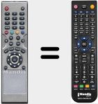 Replacement remote control for IRC8000C