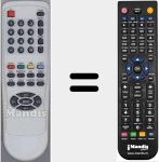 Replacement remote control for RC35KE