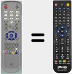 T&eacute;l&eacute;commande pour remplacer RC2000