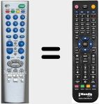 T&eacute;l&eacute;commande pour remplacer RC403