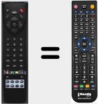 Ersatzfernbedienung für SPVR801CI