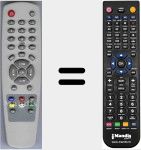 Replacement remote control for RCTERRATWIN