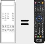 Télécommande pour remplacer TC200