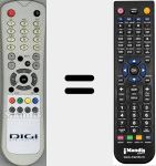 Télécommande pour remplacer HSS1120