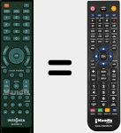 Ersatzfernbedienung für NS-RC02A-12