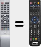 T&eacute;l&eacute;commande pour remplacer LCD-TC RC-E22