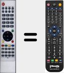 Replacement remote control for 08010909
