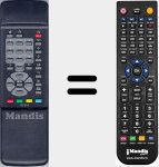 Ersatzfernbedienung für Otava001