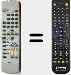 Télécommande pour remplacer RE11 (600RE1167KD1)